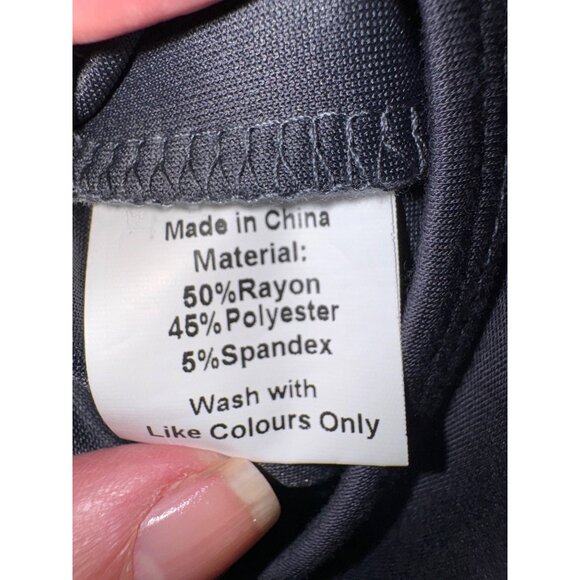 NWT Sarin Mathews Air Essentials Dark Gray Wide-Leg Jumpsuit Keyhole Back Casual - Picture 7 of 16